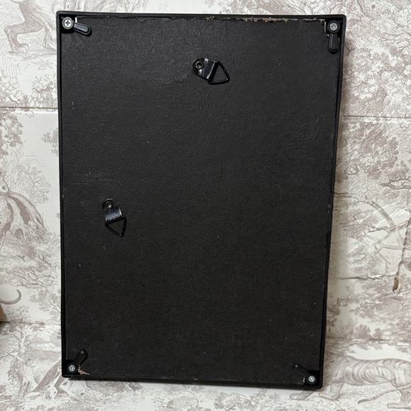 Chanel Logo Black Framed Wall Art with Gold and Blue Accents - Picture 2 of 5